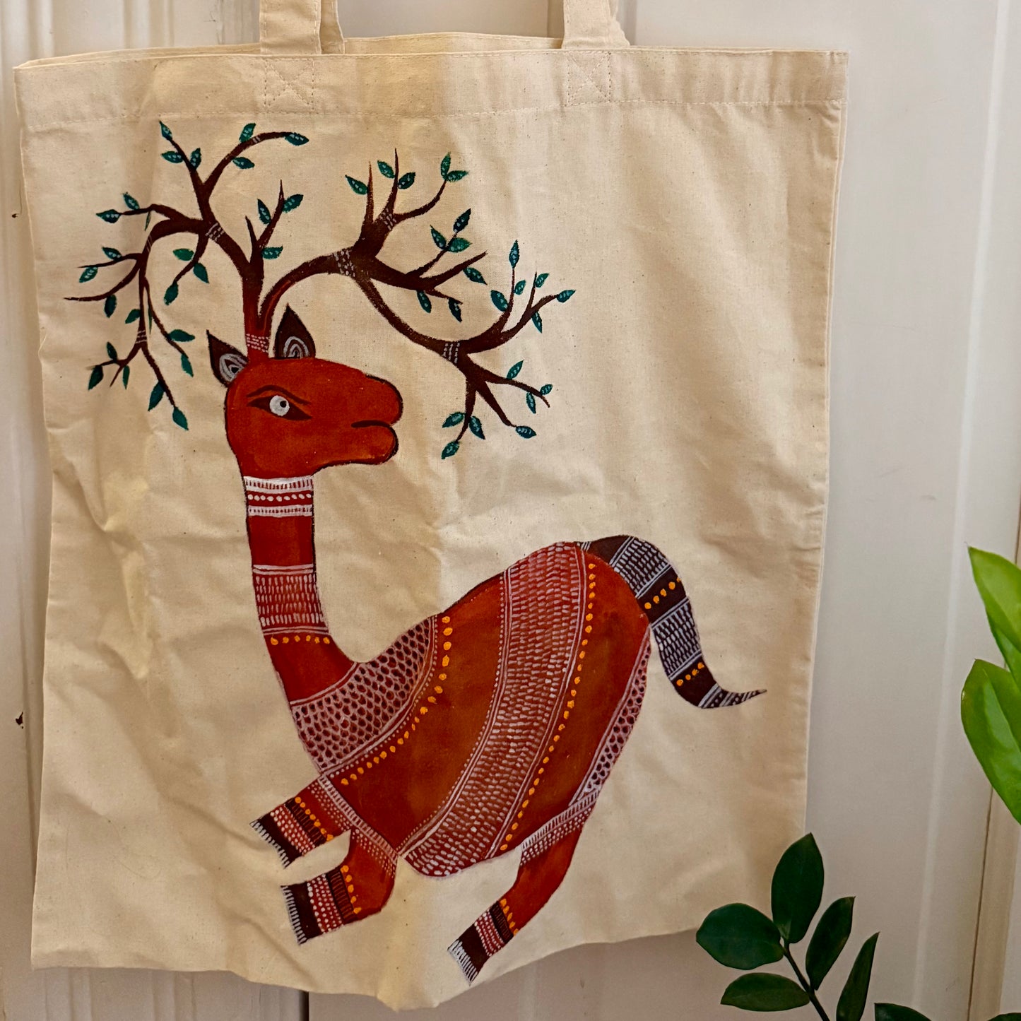 Hand-painted Tote Bag
