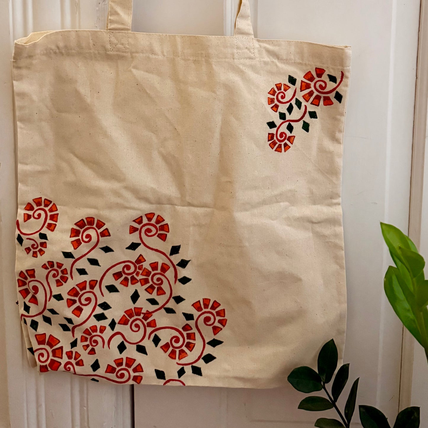 Hand-painted Tote Bag