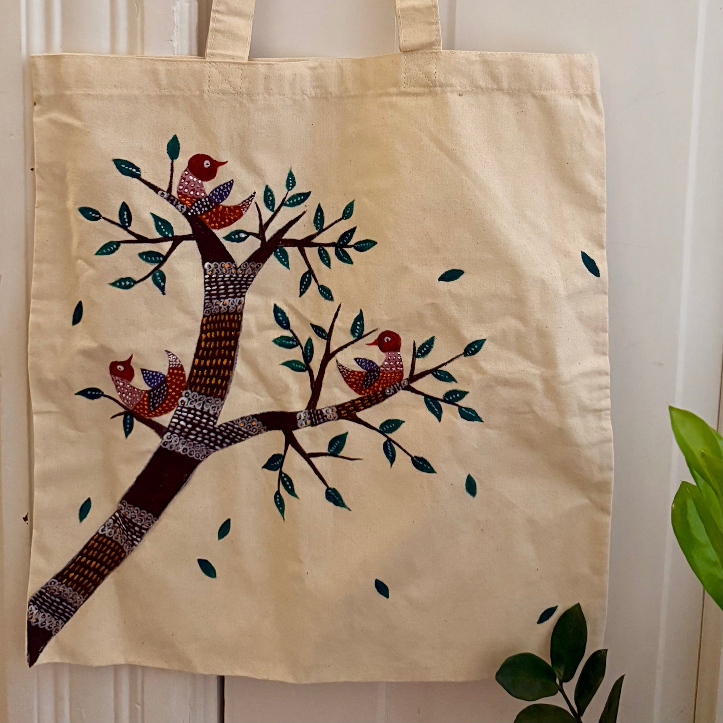 Hand-painted Tote Bag