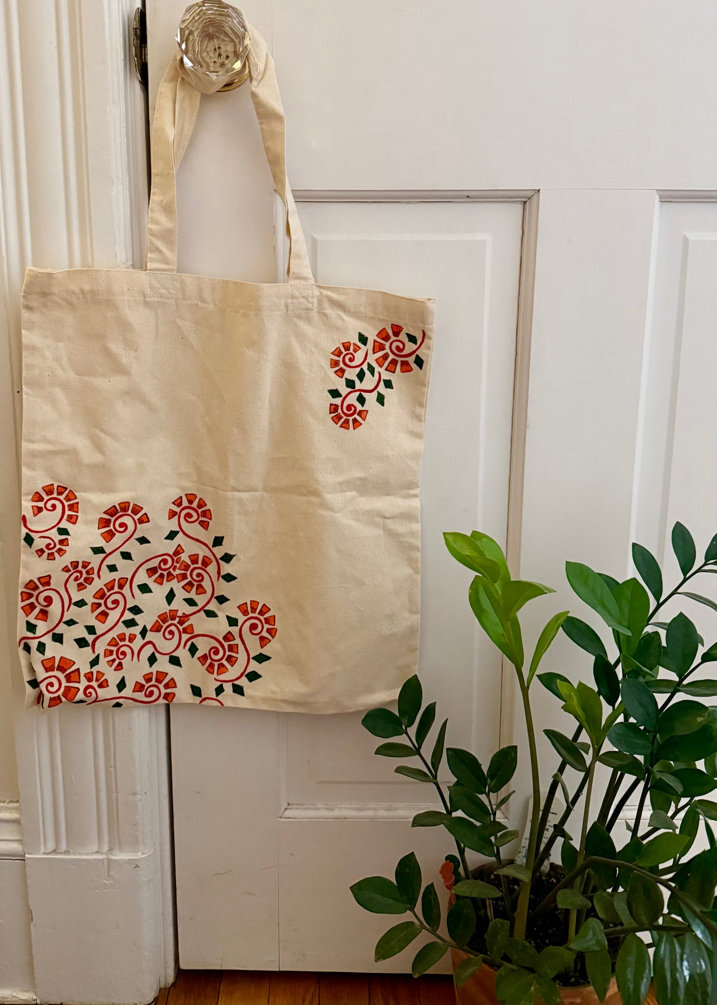 Hand-painted Tote Bag
