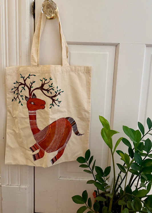 Hand-painted Tote Bag