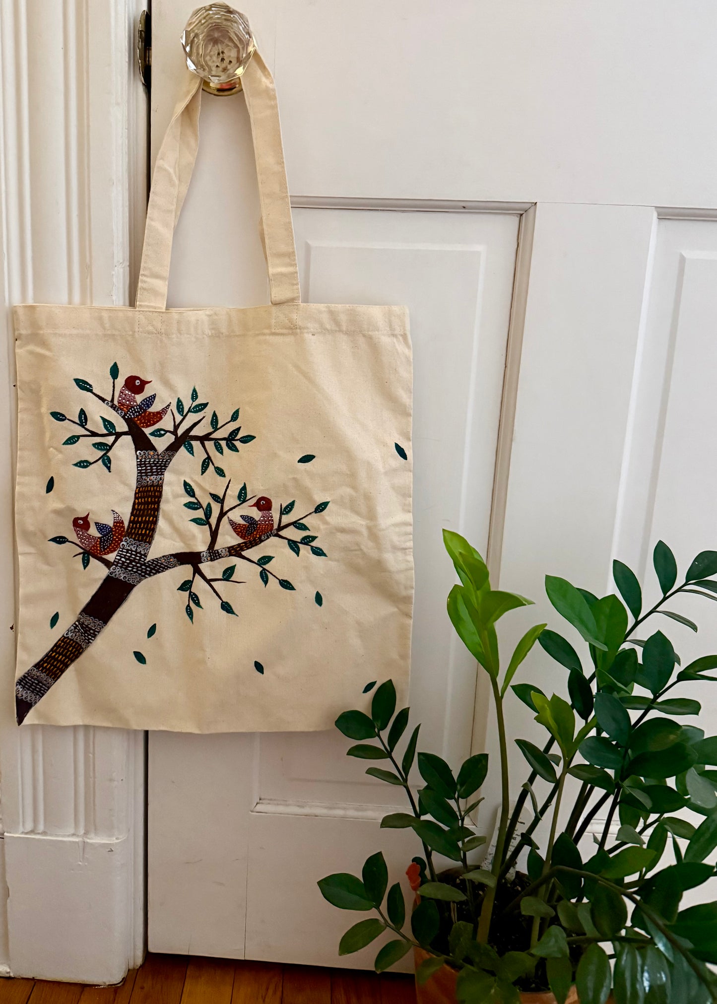 Hand-painted Tote Bag